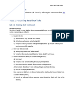 LPIC 1 LAB CH 1 - Performing Basic Linux Tasks