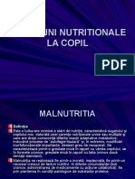 Afectiuni Nutrition Ale La Copil