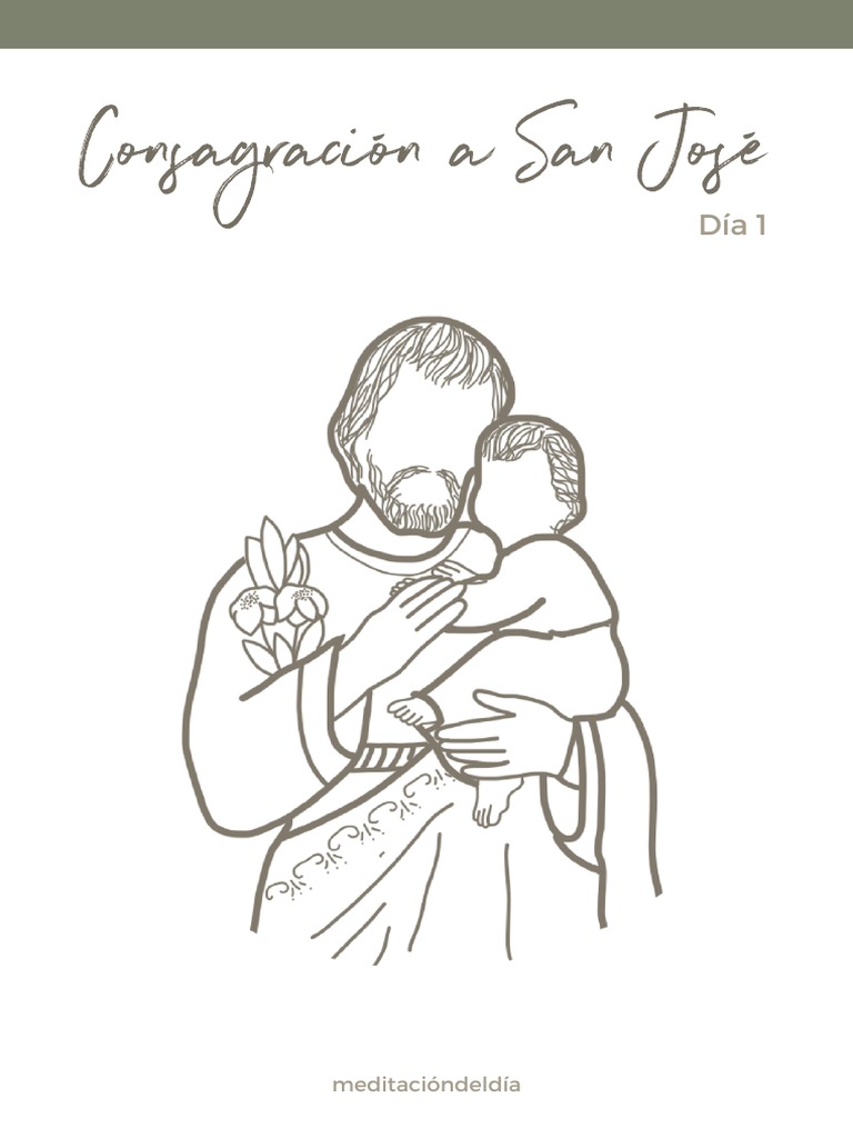 Consagración a San José: Día 1 | PDF | María, madre de Jesús | Amor