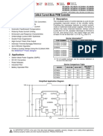 Ucx84Xa Current-Mode PWM Controller: 1 Features 3 Description