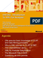 DAT242: Introduction To XML For Analysis