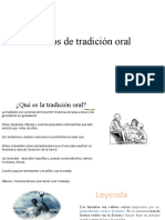 Textos de Tradición Oral