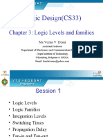 Logic Design (CS33) : Logic Levels and Families