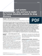 Metabolomics and Systems Pharmacology: Why and How To Model The Human Metabolic Network For Drug Discovery