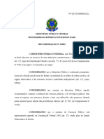 Recomendação MPF anulação provas concurso IFCE