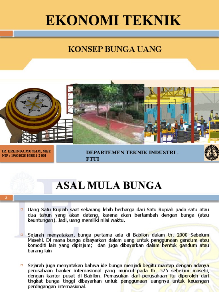 Konsep dan Rumus Bunga Uang | PDF