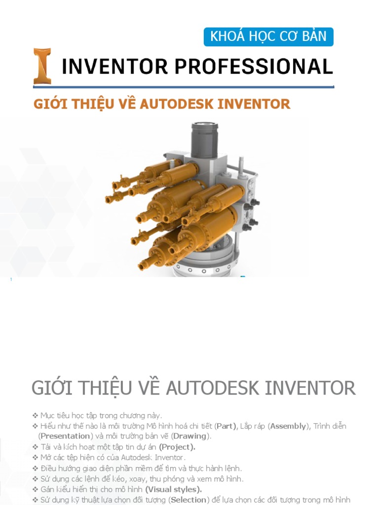 Gioi Thieu Ve Inventor Co Ban | PDF