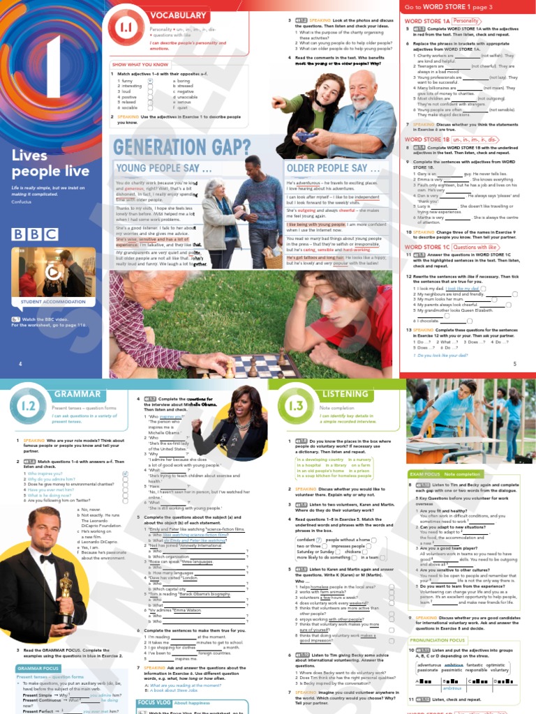 Understanding the Generation Gap | PDF | Verb | Volunteering