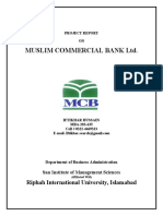 Internship Report On MCB Bank