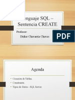 Clase 6 - SQL Server - Sentencia Create