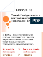 20 Tamowanie Krwawień I Krwotoków.