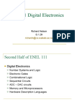 ENEL 111 Digital Electronics: Richard Nelson G.1.29