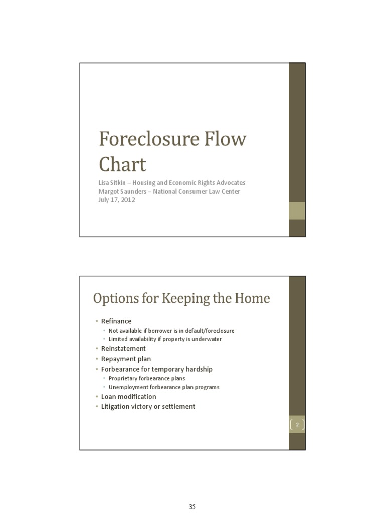 Foreclosure Flow Chart | PDF | Foreclosure | Forbearance