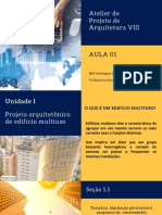 Atelier de Projeto de Arquitetura VIII: Aula 01