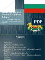 Dreptul Diplomatic Și Consular Al Republicii Bulgaria