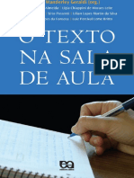 Texto 0 - GERALDI, João Wanderley. Et Al. (Orgs.). O Texto Na Sala de Aula. 3. Ed. São Paulo Ática, 1999. -Páginas