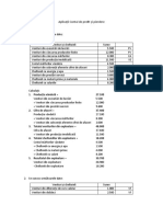 Aplicații Contul de Profit Și Pierdere Cu Rezolvari