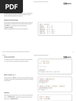 Strings Cheatsheet