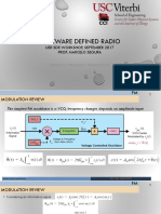 Software Defined Radio: Usr SDR Workshop, September 2017 Prof. Marcelo Segura