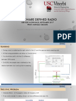 Software Defined Radio: Usr SDR Workshop, September 2017 Prof. Marcelo Segura