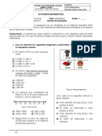 ACTIVIDAD DIAGNÓSTICA - Grado 6