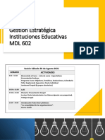 Gestión Estratégica de Instituciones Educativas