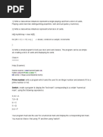 Prime Number: Write A Program Which Asks The User For An Integer Number and Answers If It Is A