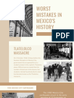 Worst Mistakes in Mexico's History