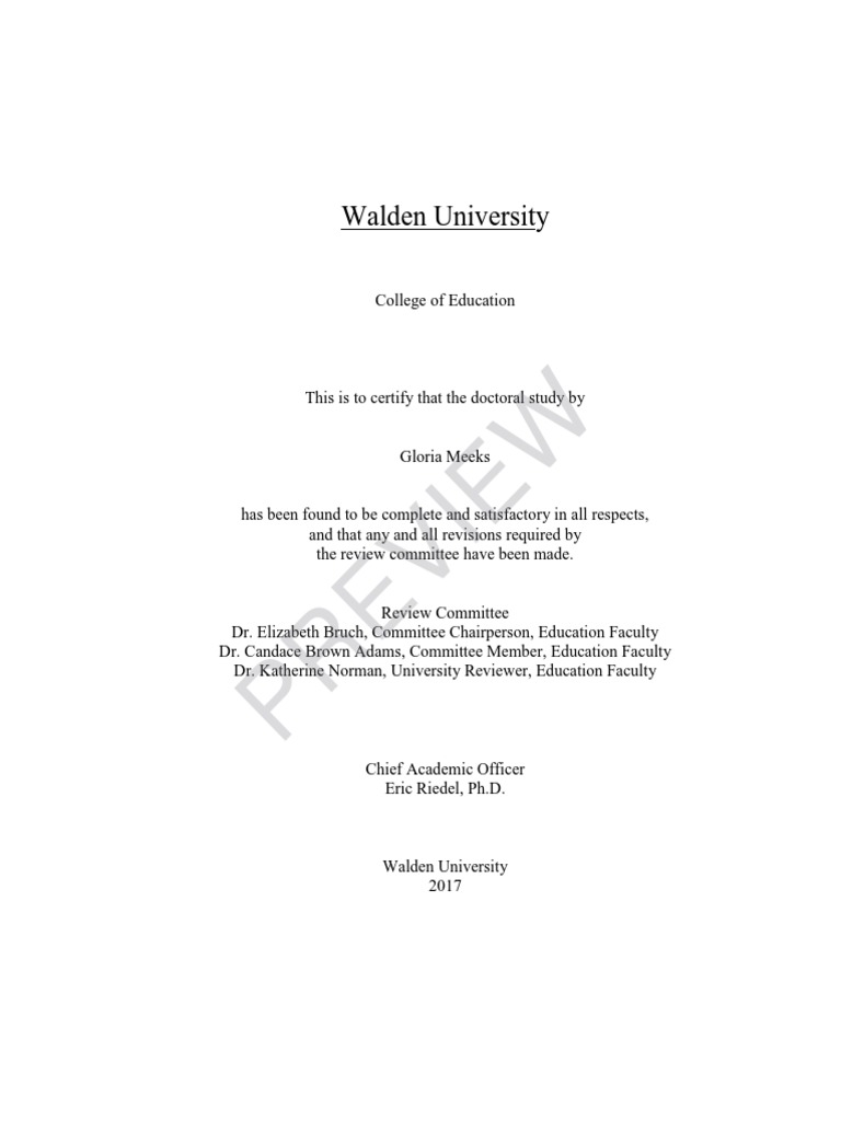 Preview Walden University PDF Leadership Employment