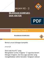 Materi Pertemuan Ke 2 Matematika Teknik II