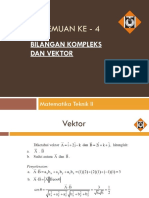 Materi Pertemuan Ke 4 Matematika Teknik II