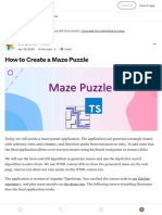 Maze Puzzle Medium