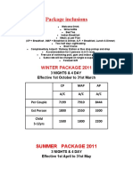 Winter Package