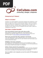 CoCubes Information For Students