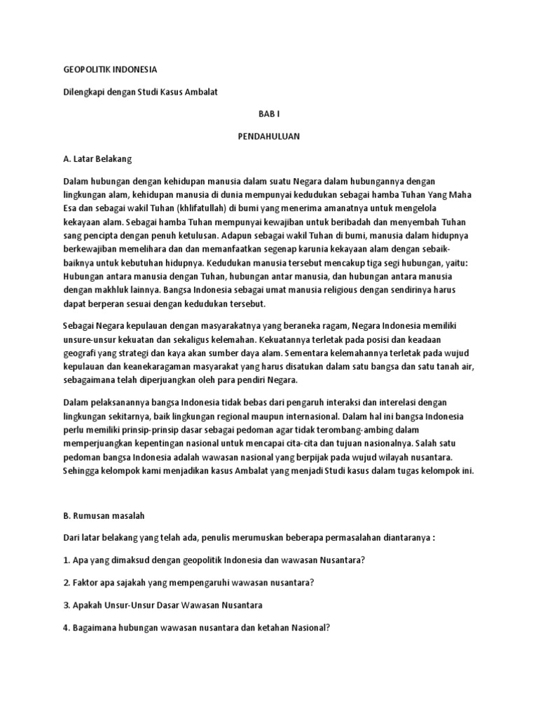 Geopolitik Indonesia