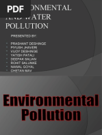 Environmental and Water Pollution