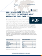 The World s Most Attractive Employers 2010 News Release