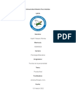 Teorías de la personalidad: Prueba final