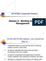 Working Capital Management November 2021