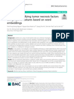 Tnfpred: Identifying Tumor Necrosis Factors Using Hybrid Features Based On Word Embeddings