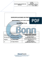 Especificaciones Tecnicas para El Mantenimiento de Planta Salmuera - Quimpac 2