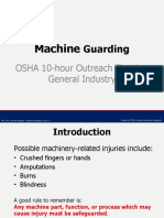 OSHA Machine Guarding Training