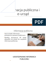 Informacja Publiczna Prezentacja