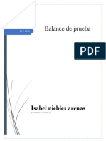 Balance de Prueba