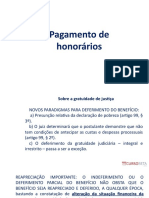 Pagamento de honorários periciais