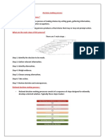 Decision Making Process