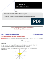 MAT - II - Tema 4 - Cálculo Integrales Dobles - 4