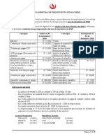 Semana 8 Ejercicios Presupuesto Financiero