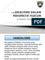 Vandalisme Dalam Perspektif Hukum