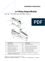 POINT I/O 2 or 4 Relay Output Module: Installation Instructions
